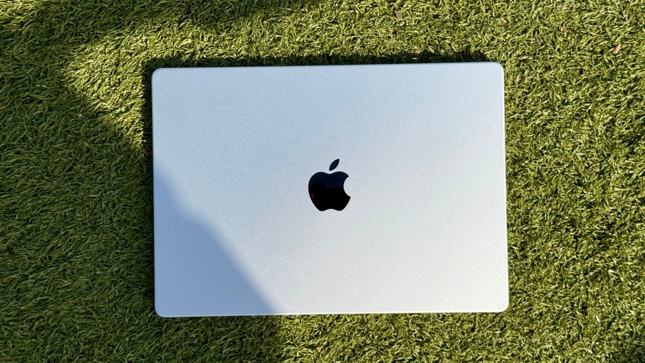 M5 MacBook Pro outside touching grass - arin