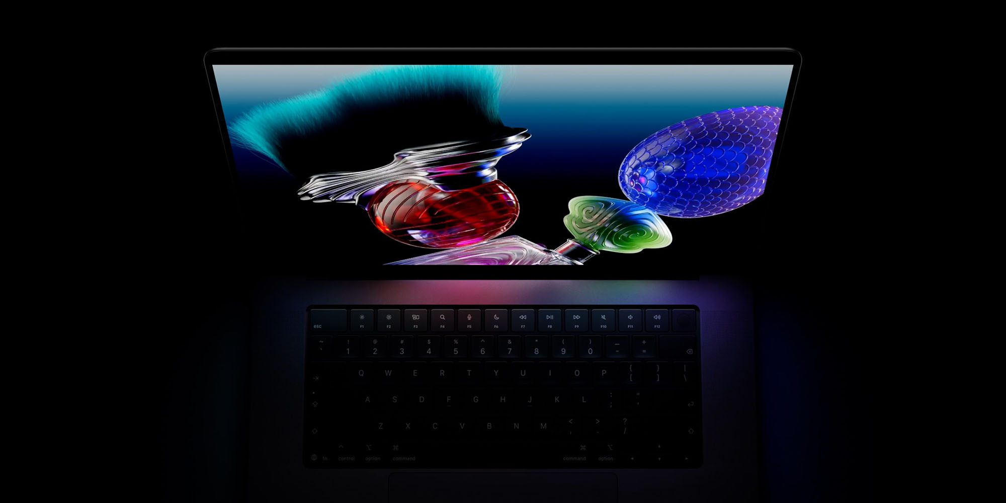 You can now spend between $1,999 and $14,549 on a MacBook Pro | Low-key photo of the touchscreen MacBook Pro