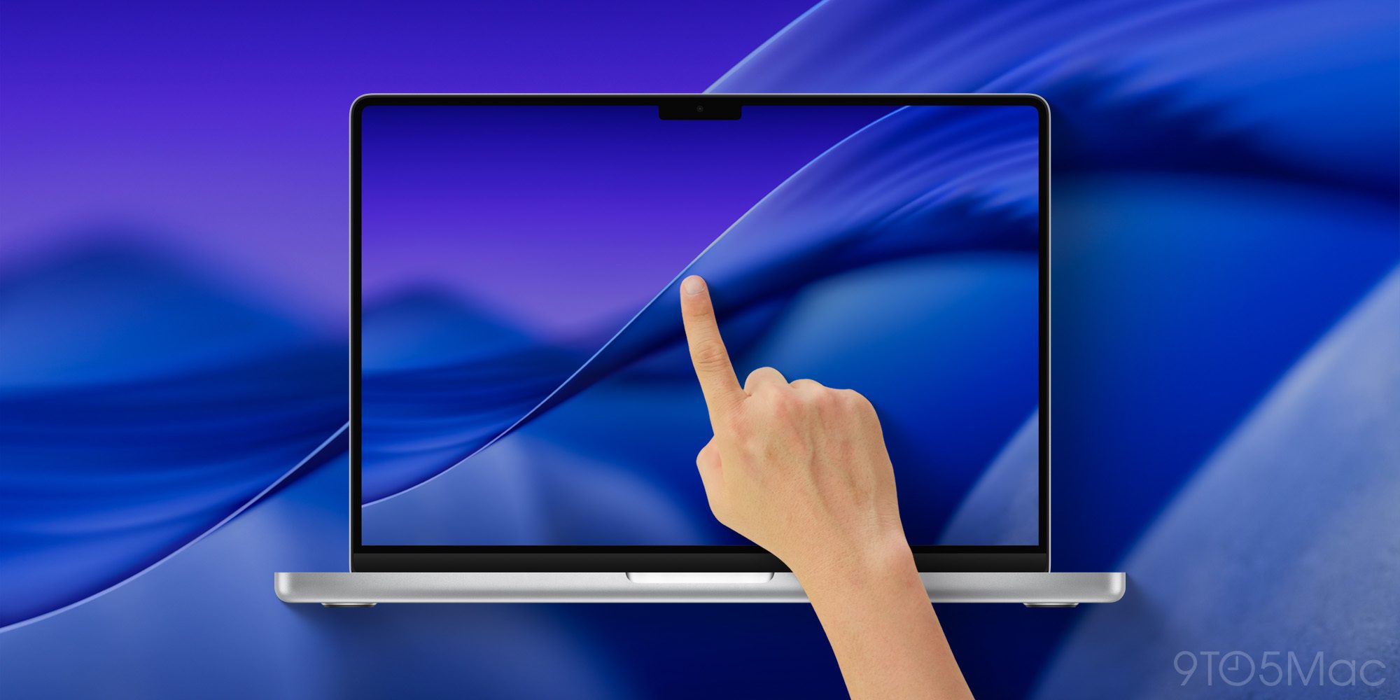 Touchscreen Mac, or double your RAM or SSD size – what’s the better deal? | Image shows a representation of a touchscreen MacBook